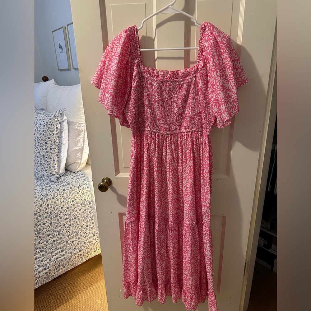 Pink City Prints Dress